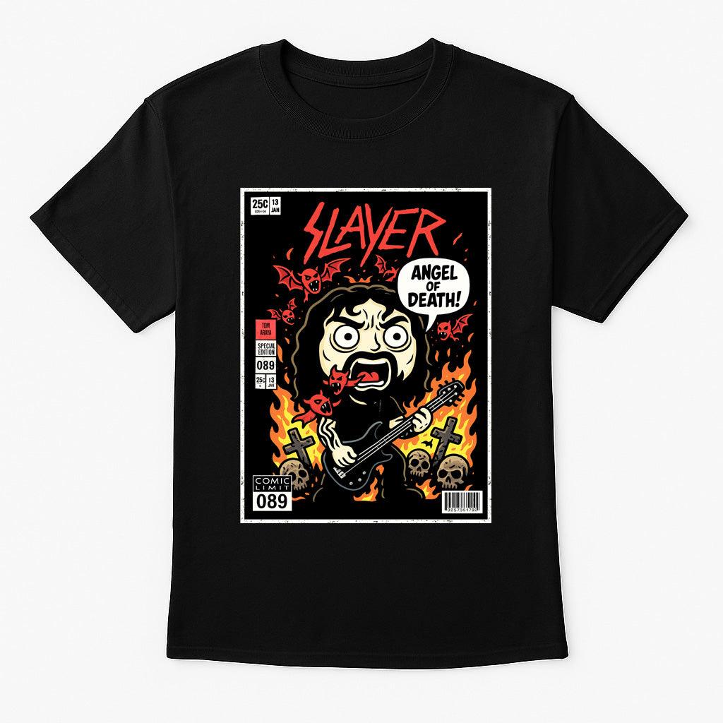 Slayer Tom Araya Thrash Metal Funko Pop Style Unisex T-Shirt