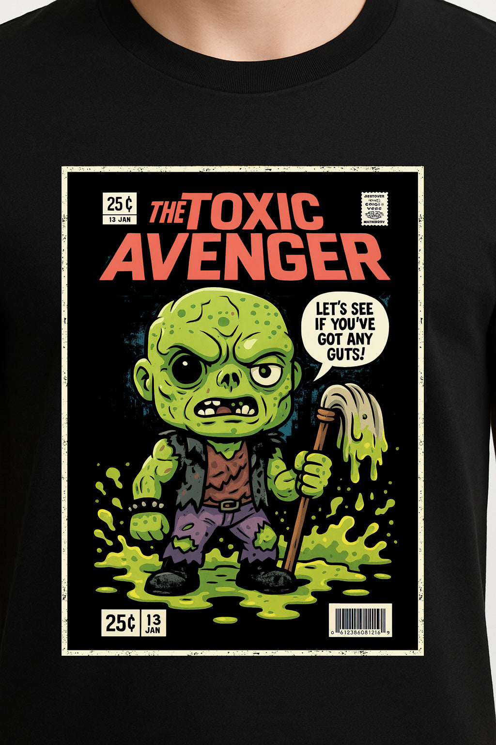 The Toxic Avenger Retro Comic Book T-Shirt – Cult Classic Superhero Horror Graphic Tee