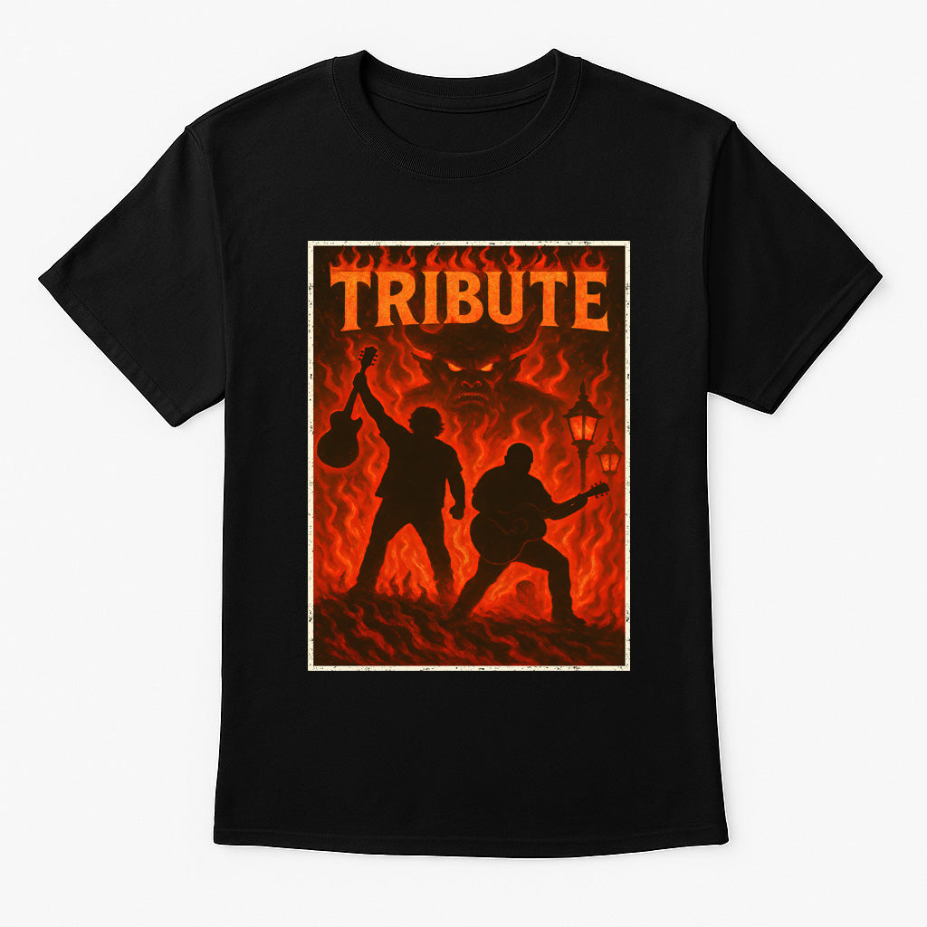 Tenacious D – Tribute Unisex T-Shirt Rock Comedy Band Merch Tee