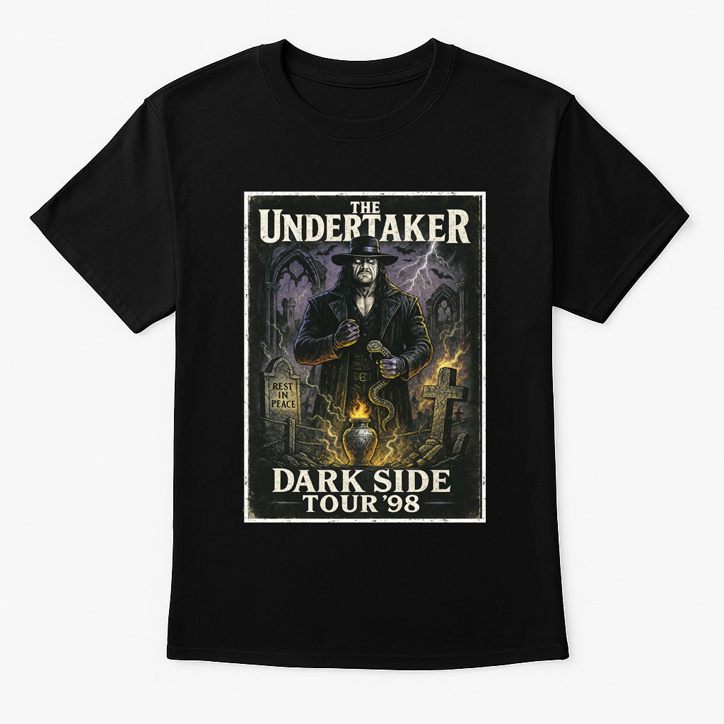 The Undertaker Tour Unisex T-Shirt – Deadman Walkin” Retro Wrestling Attitude Era