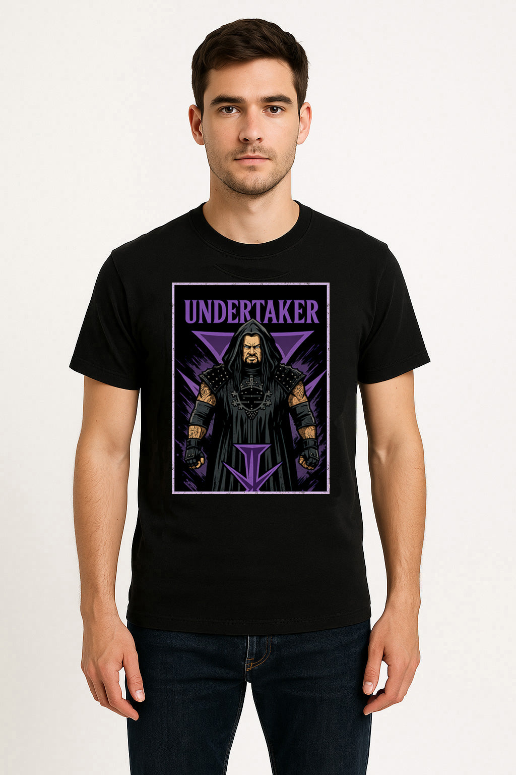The Undertaker Retro Wrestling Unisex T-Shirt Deadman Phenom Graphic Tee