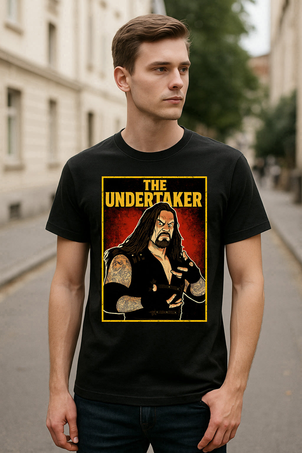 The Undertaker “Big Evil” Retro Wrestling Unisex T-Shirt American Badass Edition