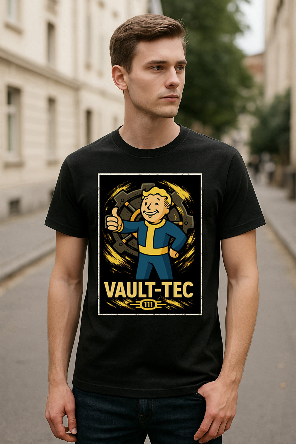 Fallout Vault-Tec “Prepare for the Future” Unisex T-Shirt – Post-Apocalyptic Survival Tee