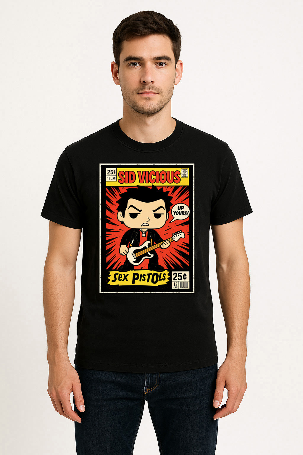 Sid Vicious My Way Punk Funko Pop Style Unisex T-Shirt