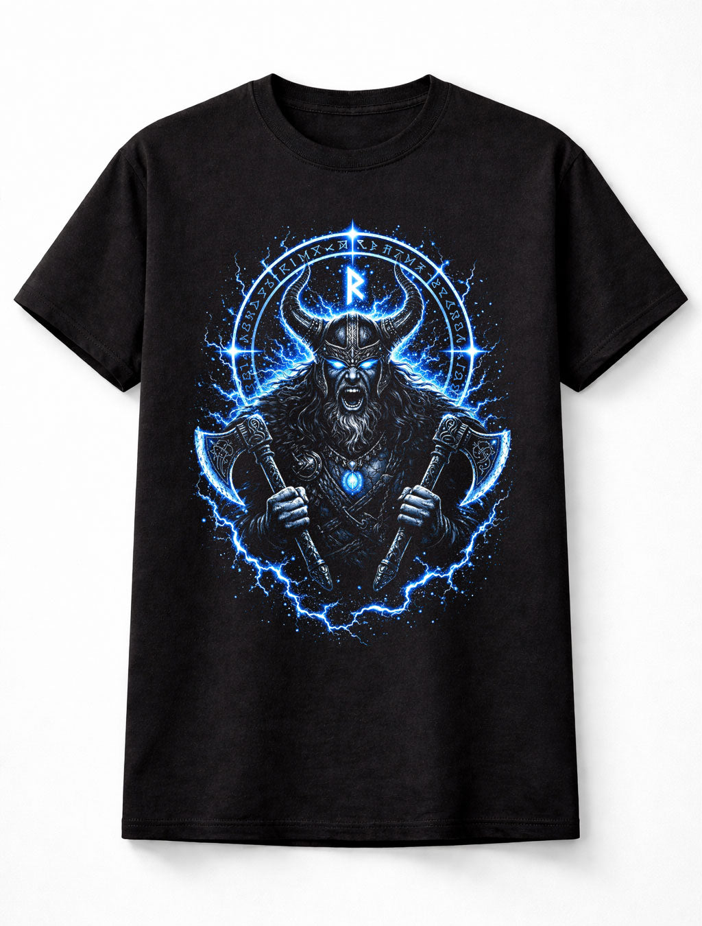 Viking Warrior Norse Axe Berserker Graphic Unisex T-Shirt