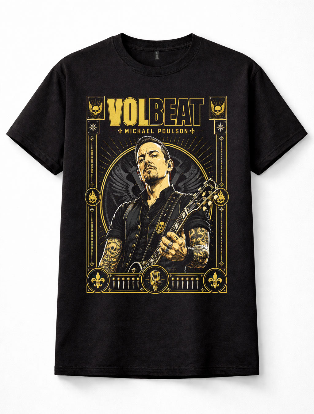 Volbeat Michael Poulsen Heavy Metal Rock Band Graphic Unisex T-Shirt