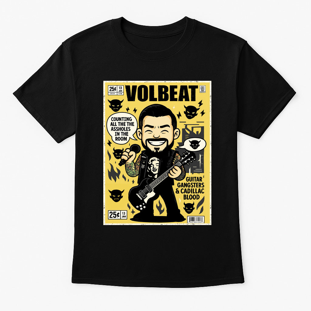 Volbeat Lola Montez Rockabilly Metal Funko Pop Style Unisex T-Shirt