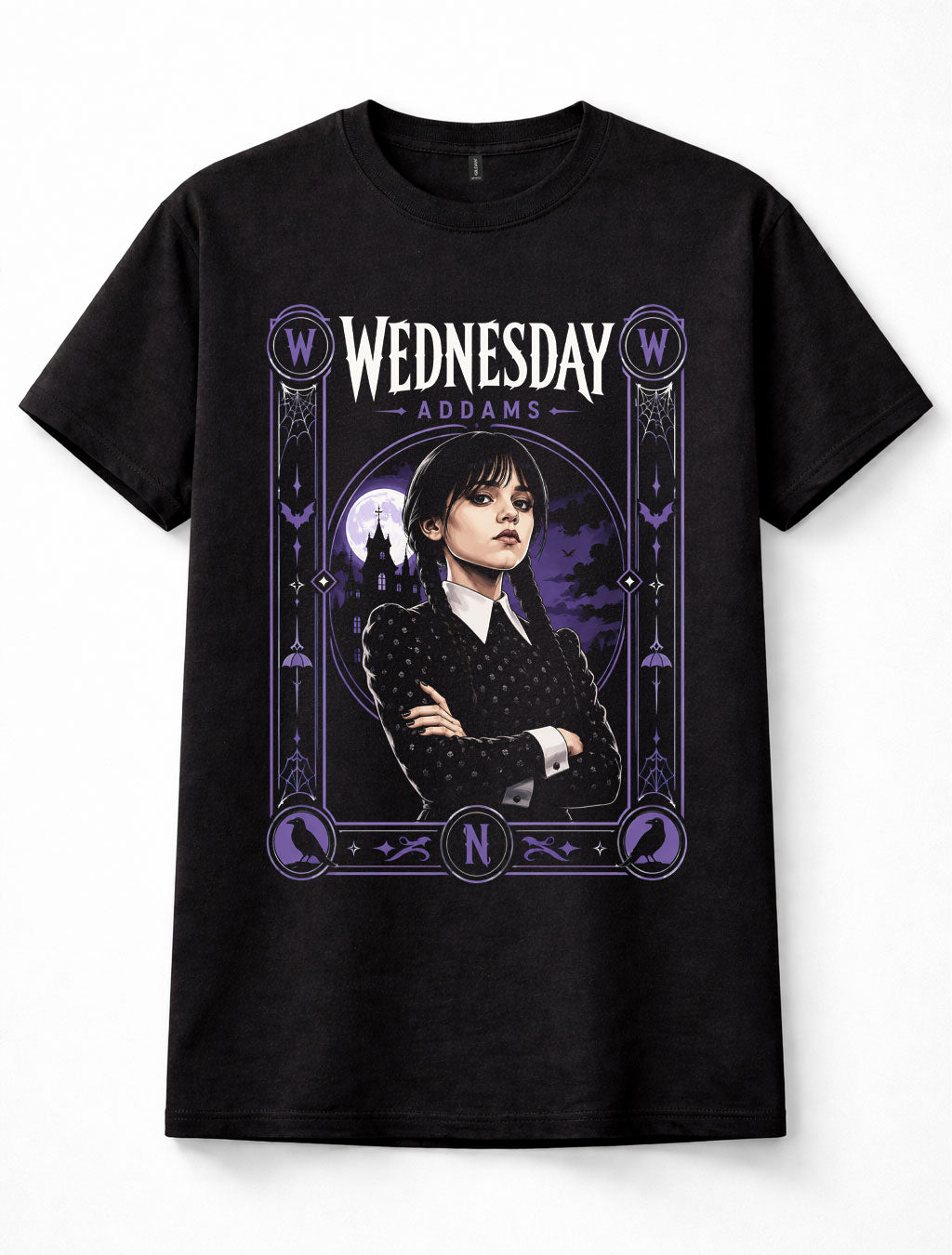 Wednesday Addams Nevermore Academy Gothic Netflix TV Series Unisex T-Shirt