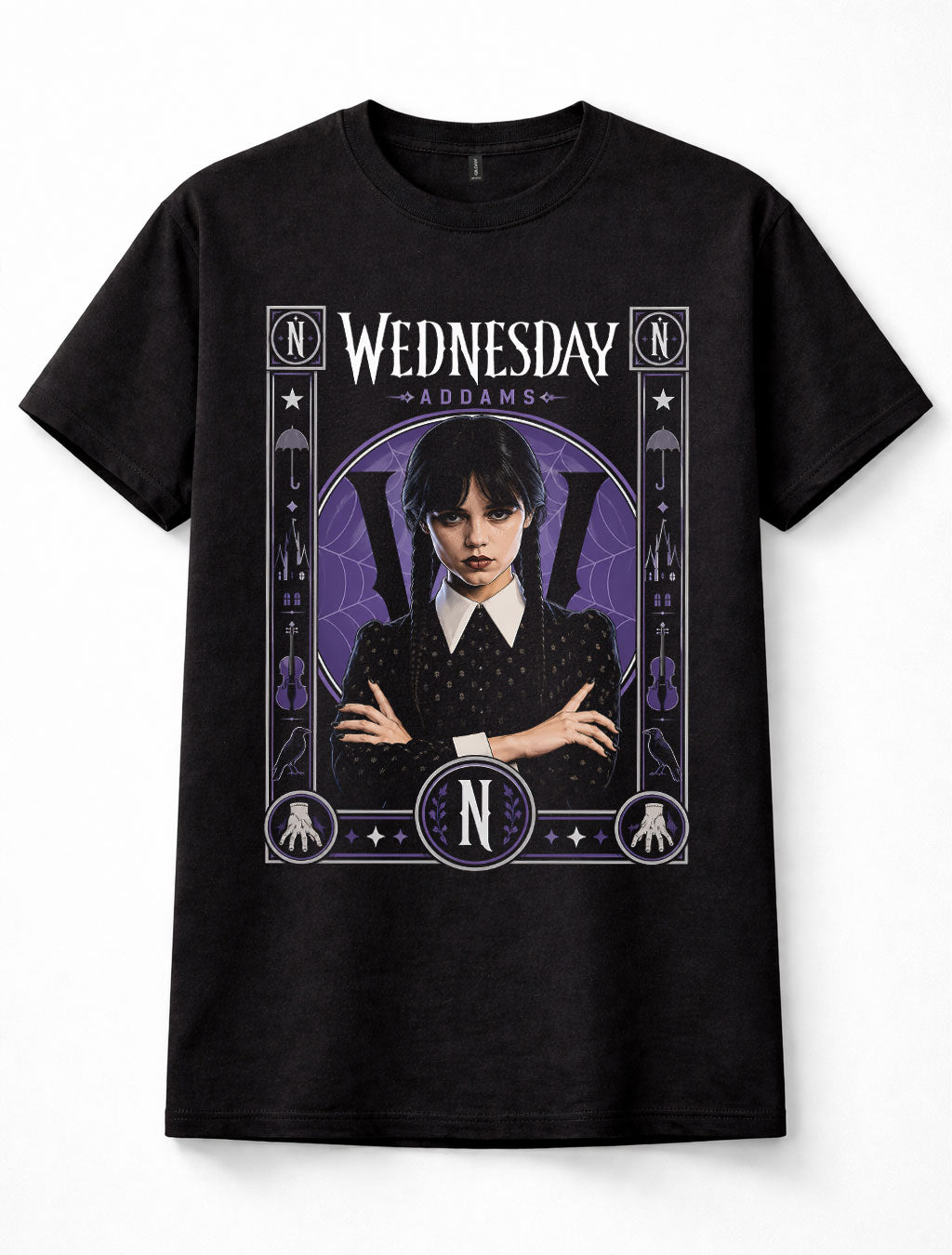 Wednesday Addams Nevermore Academy Gothic Horror TV Unisex T-Shirt