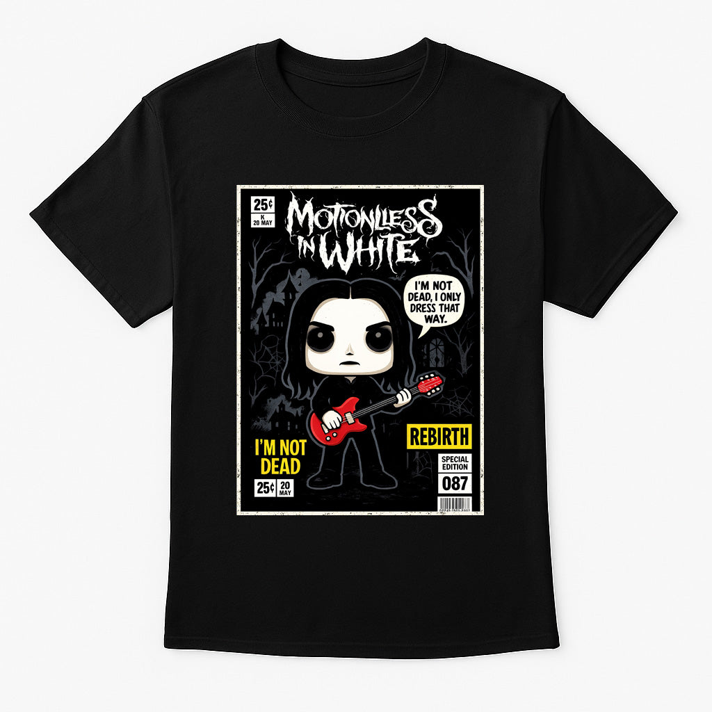 Motionless In White Another Life Goth Metalcore Funko Pop Style Unisex T-Shirt