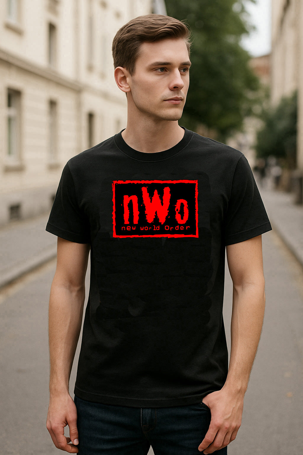 nWo Wolfpac Red Wrestling Unisex T-Shirt New World Order Edition
