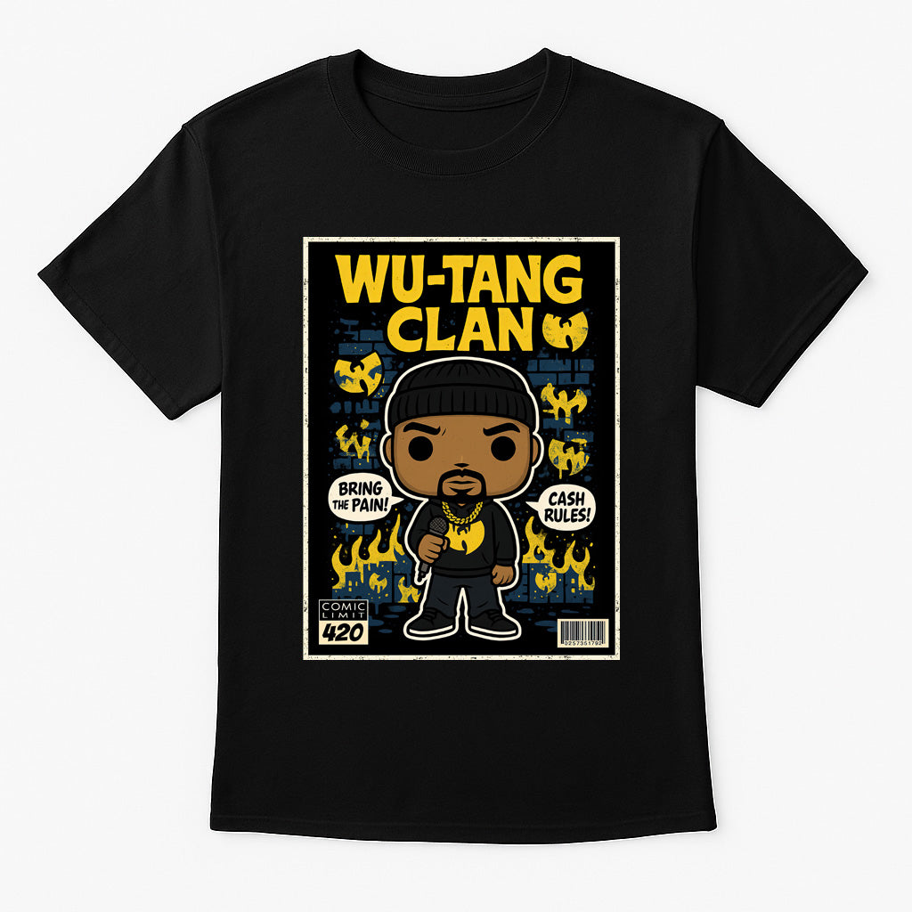 Wu Tang Clan CREAM Hip Hop Funko Pop Style Unisex T-Shirt