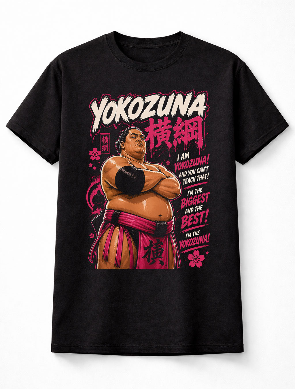 Yokozuna WWE Legend Sumo Wrestling Retro Graphic Fan Unisex T-Shirt