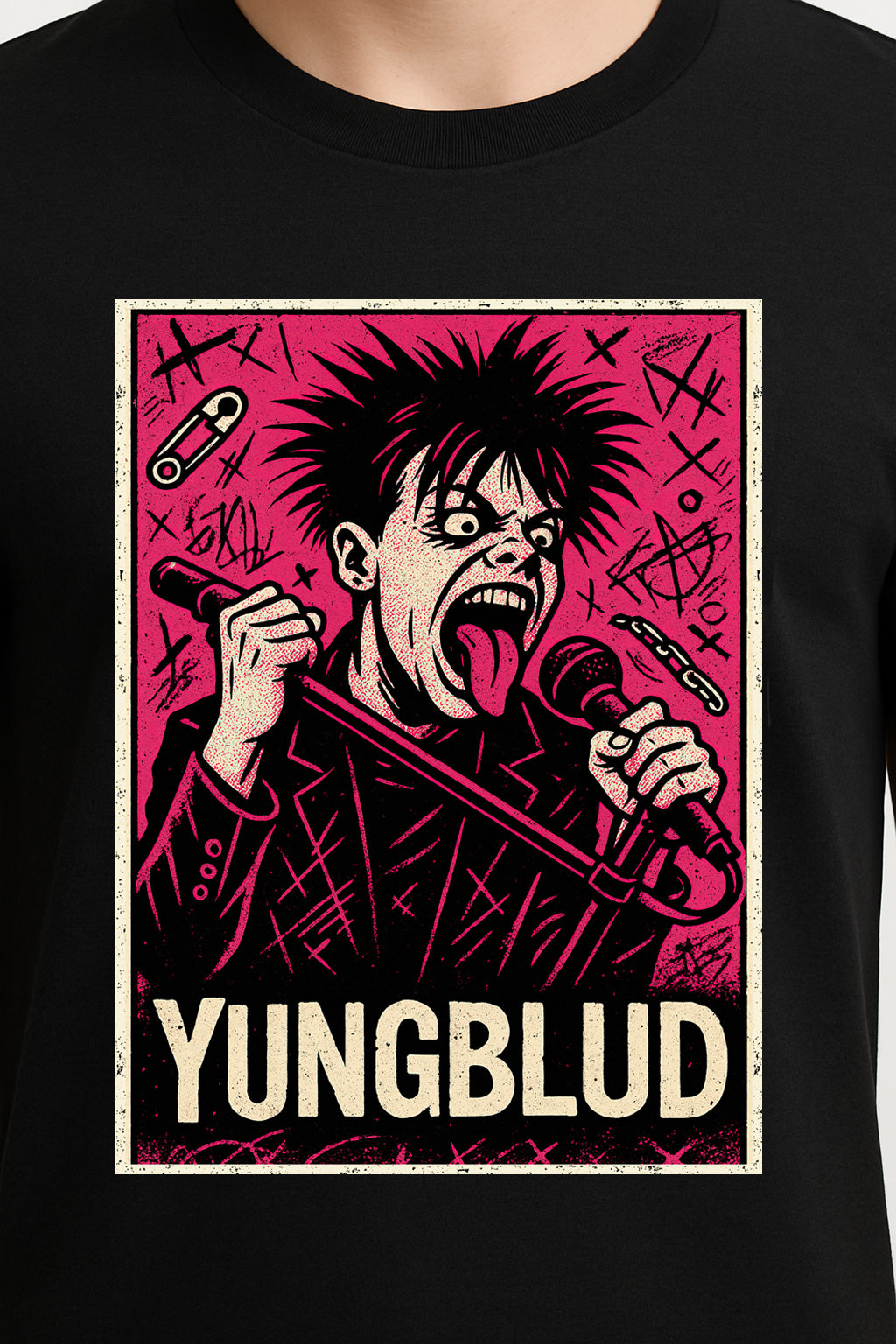 YUNGBLUD Unisex T-Shirt – Bold Punk Rock Band Streetwear Graphic Tee
