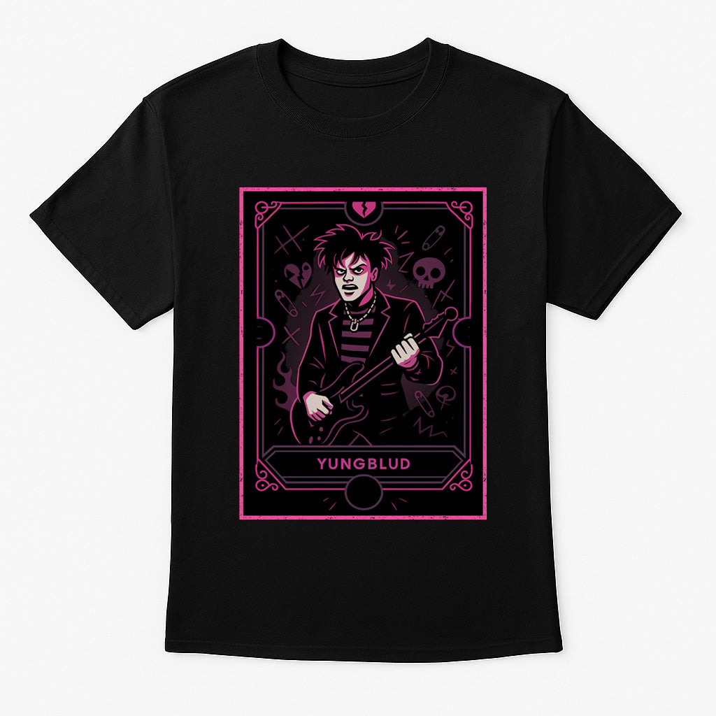 Yungblud Retro Punk Rock Unisex T-Shirt Alternative Music Artist Tee