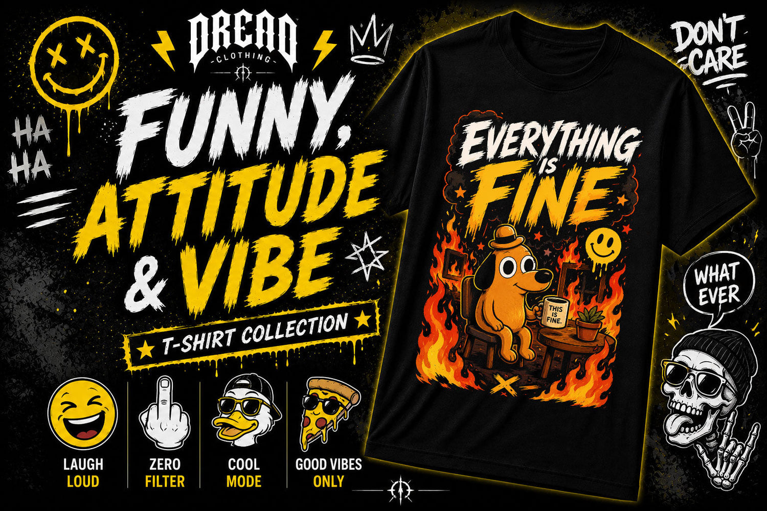 Funny, Attitude & Vibe