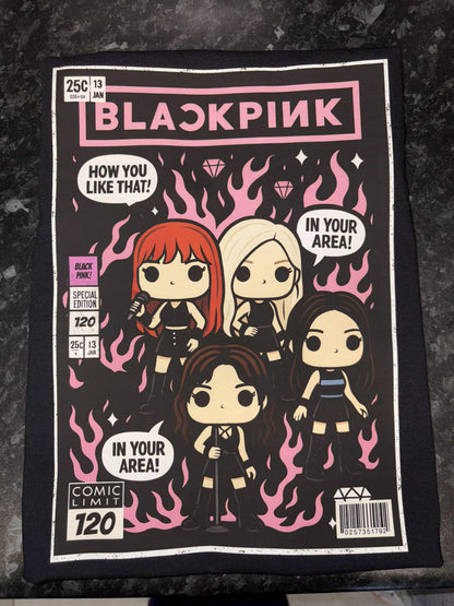 BLACKPINK How You Like That In Your Area K-Pop Queens Adults & Kids Unisex T-Shirt