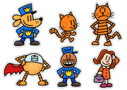 Dogman UV Film 6 Sticker Sheet - Dogman Lil Petey 80HD Petey Chief