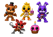 Five Nights At Freddy's UV Film 5 Sticker Sheet - Freddy Chica Bonnie Foxy