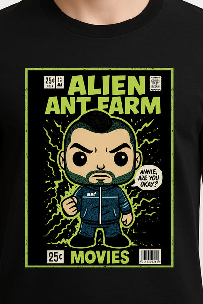 Alien Ant Farm “Movies” Unisex T-Shirt – Classic 2000s Rock Band Comic Style Graphic Tee