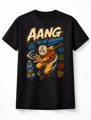 Aang Avatar The Last Airbender Anime Graphic Cotton Tee Adults & Kids Unisex T-Shirt