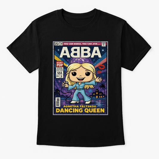 ABBA Dancing Queen Pop Disco Funko Pop Style Unisex T-Shirt