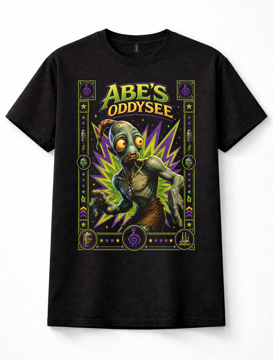 Abe's Oddysee Retro Gaming Video Game Mudokon Graphic Unisex T-Shirt