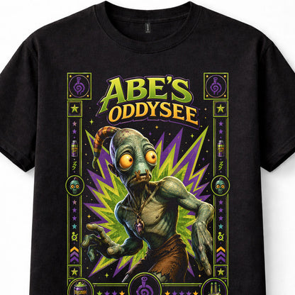 Abe's Oddysee Retro Gaming Video Game Mudokon Graphic Unisex T-Shirt