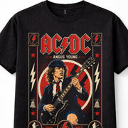 AC/DC Angus Young High Voltage Rock N Roll Guitar Unisex T-Shirt
