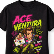 Ace Ventura Pet Detective Retro Comedy Movie Graphic Unisex T-Shirt