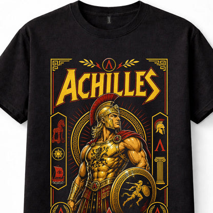 Achilles Greek Mythology Trojan War Warrior Hero Ancient Greece Unisex T-Shirt