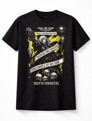 Adepta Sororitas Warhammer 40K T-Shirt Grimdark Gothic Unisex Black Graphic Tee