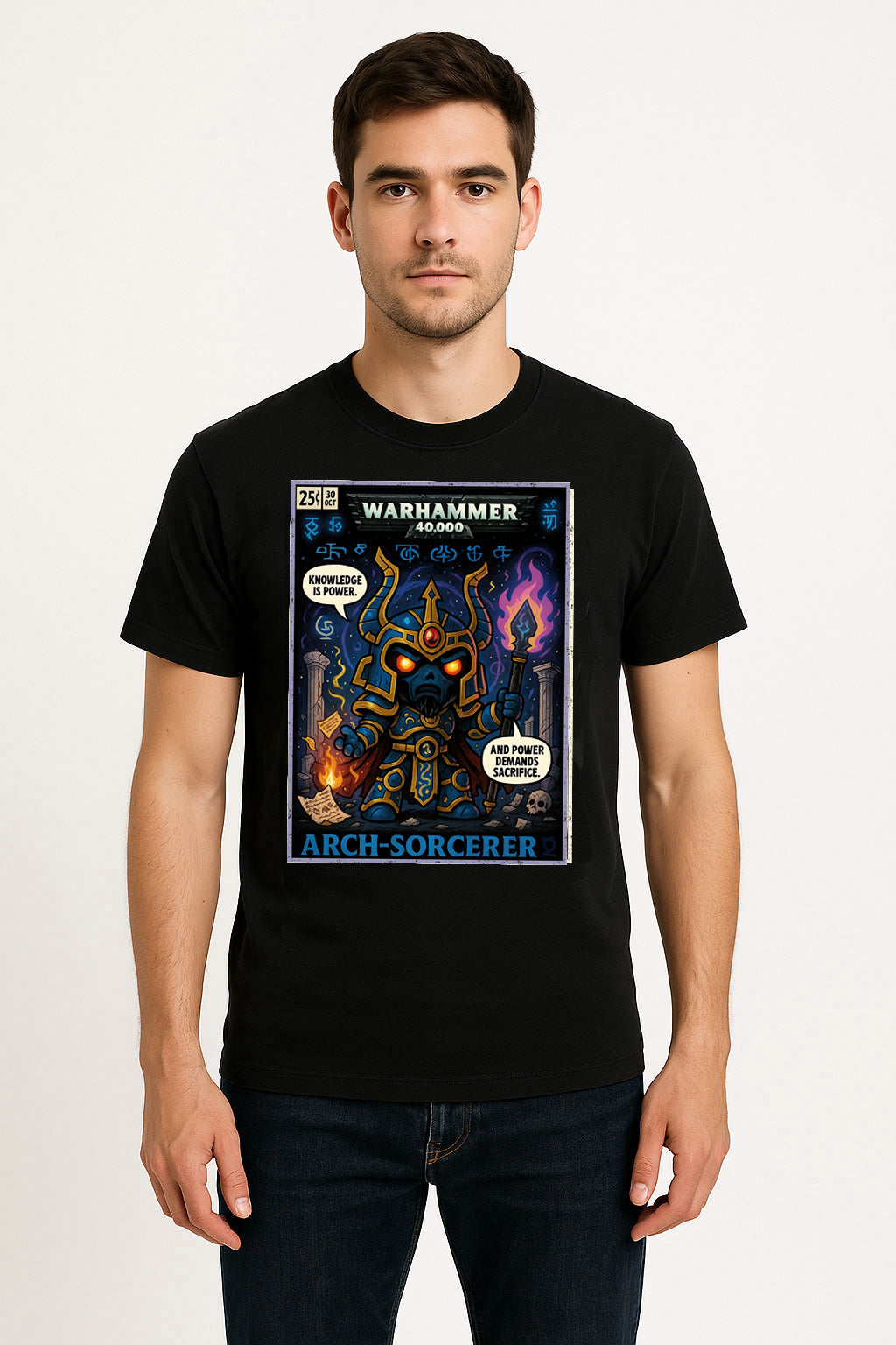Warhammer 40K Thousand Sons Arch Sorcerer Chaos Space Marine Adults & Kids Unisex T-Shirt