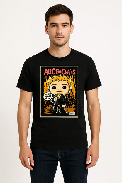 Alice In Chains Into The Flood Again Grunge Funk Pop Style Unisex T-Shirt