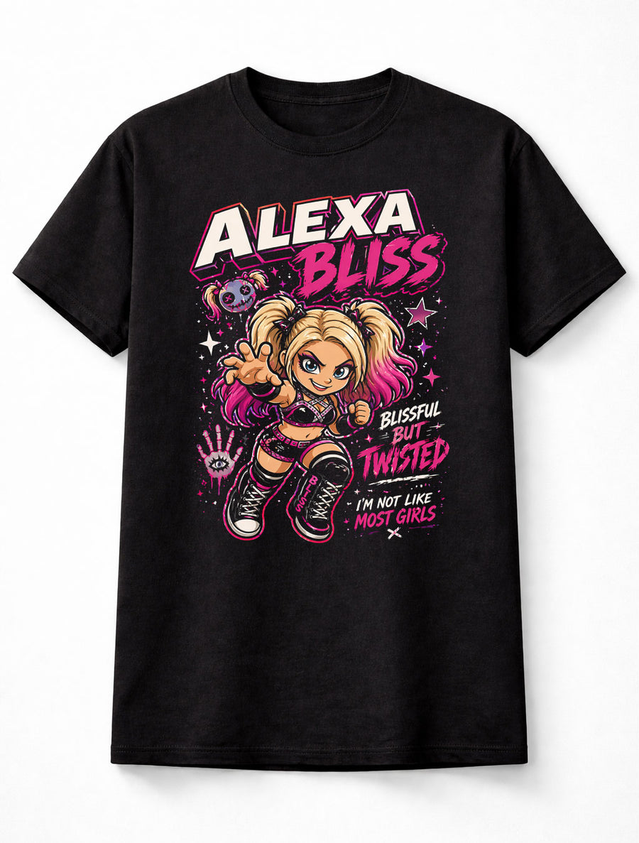 Alexa Bliss Blissful But Twisted WWE Wrestling Graphic Unisex T-Shirt