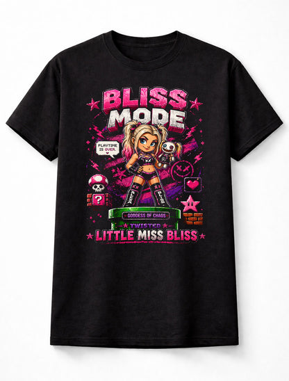 Alexa Bliss Bliss Mode Wrestling T-Shirt Mario Nintendo Style Goddess Of Chaos Pixel Fan Tee Adults & Kids Unisex T-Shirt