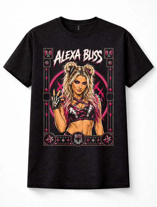 Alexa Bliss WWE Superstar Wrestling Graphic Unisex T-Shirt