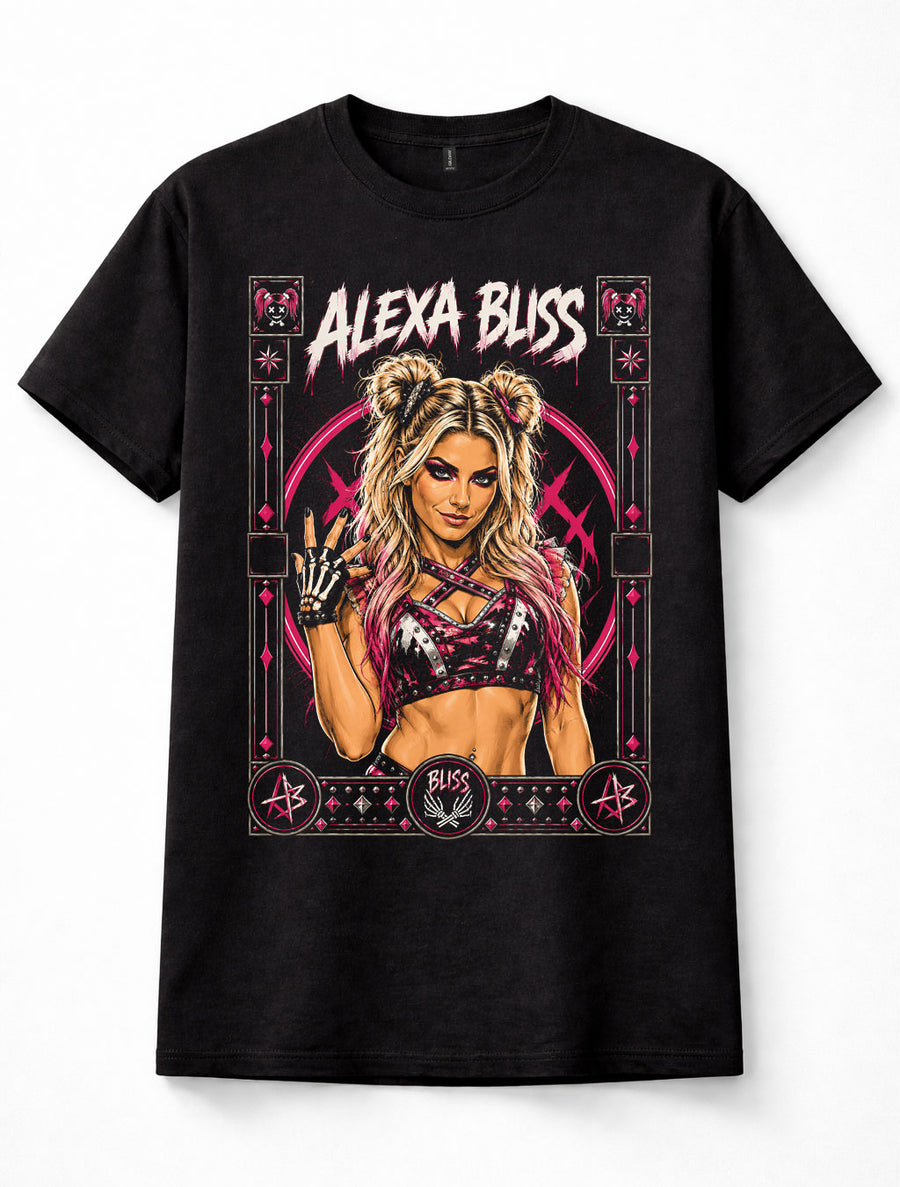 Alexa Bliss WWE Superstar Wrestling Graphic Unisex T-Shirt
