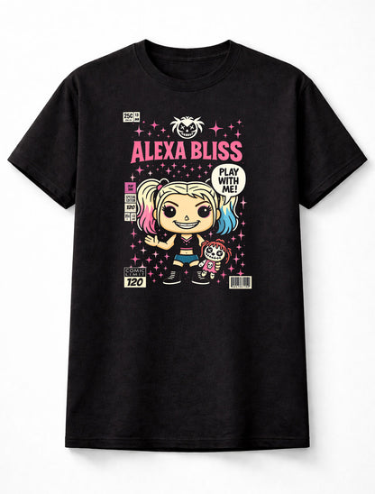 Alexa Bliss – Little Miss Bliss, The Goddess “Play With Me” Comic Edition Adults & Kids Unisex T-Shirt