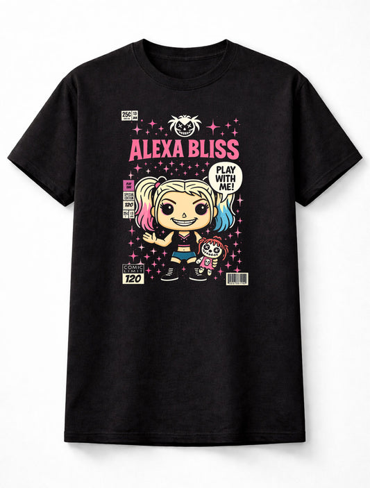 Alexa Bliss – Little Miss Bliss, The Goddess “Play With Me” Comic Edition Adults & Kids Unisex T-Shirt