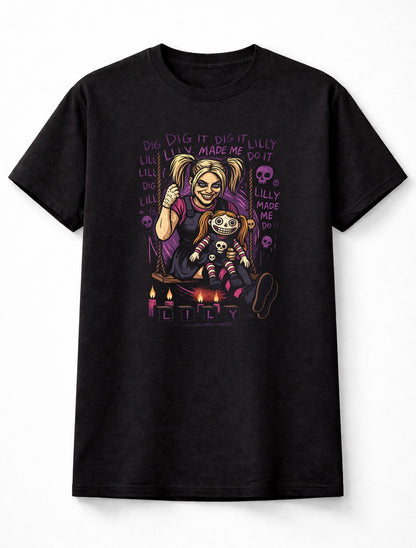 Alexa Bliss – Little Miss Bliss, The Goddess “Lilly Made Me Do It” Dark Edition Adults & Kids Unisex T-Shirt