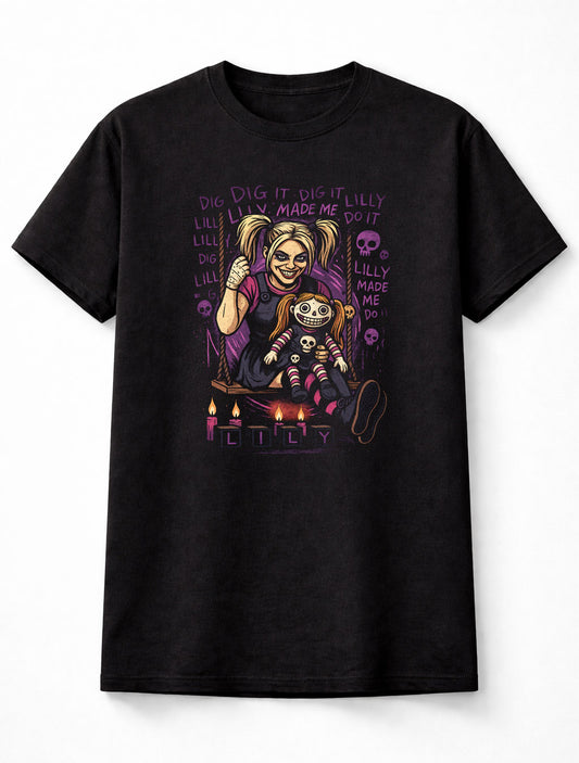 Alexa Bliss – Little Miss Bliss, The Goddess “Lilly Made Me Do It” Dark Edition Adults & Kids Unisex T-Shirt