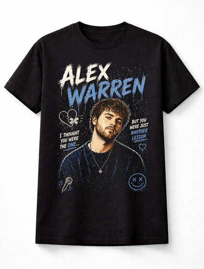 Alex Warren Little Orphan Alex Live Sad Songs Pop Artist Lyrics Graphic Unisex T-Shirt