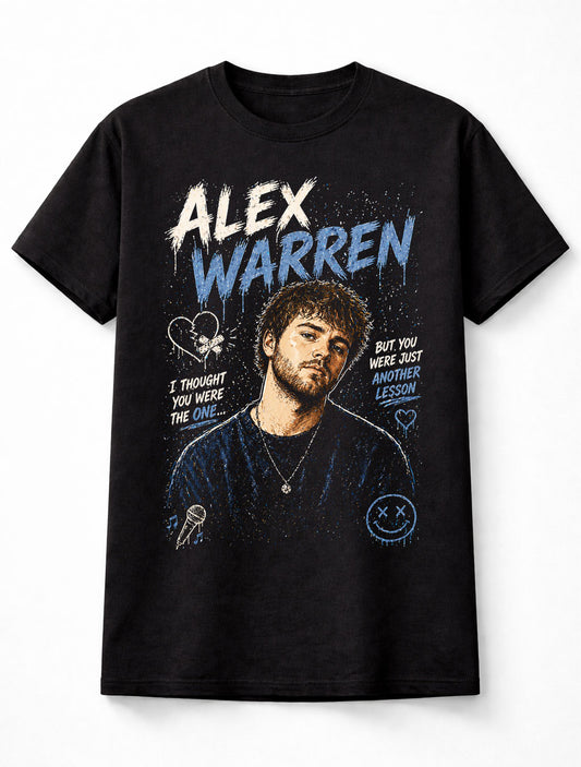 Alex Warren Little Orphan Alex Live Sad Songs Pop Artist Lyrics Graphic Unisex T-Shirt