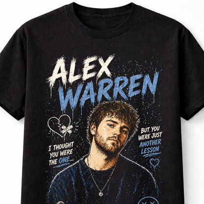 Alex Warren Little Orphan Alex Live Sad Songs Pop Artist Lyrics Graphic Unisex T-Shirt