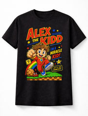 Alex Kidd T-Shirt Miracle Kid Sega Master System Retro Gaming Graphic Tee Classic Video Game Character Shirt Arcade Platformer Gamer Unisex T-Shirt
