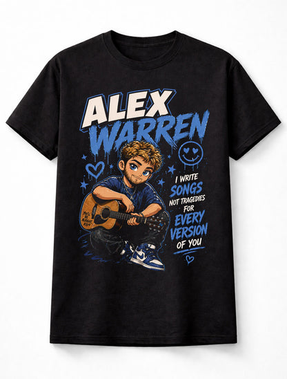 Alex Warren Little Orphan Alex Live Tour Singer Songwriter Pop Music Lyrics Graphic Unisex T-Shirt
