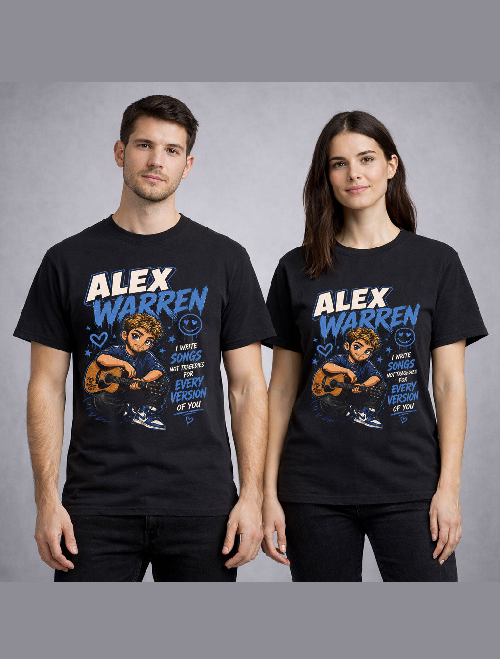 Alex Warren Little Orphan Alex Live Tour Singer Songwriter Pop Music Lyrics Graphic Unisex T-Shirt