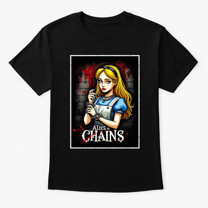 Alice In Chains “Alice in Wonderland” Unisex T-Shirt – Grunge Band Inspired Graphic Tee