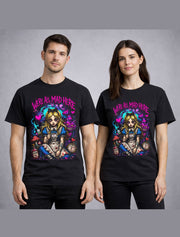 Alice In Wonderland Were All Mad Here Gothic Horror Unisex T-Shirt
